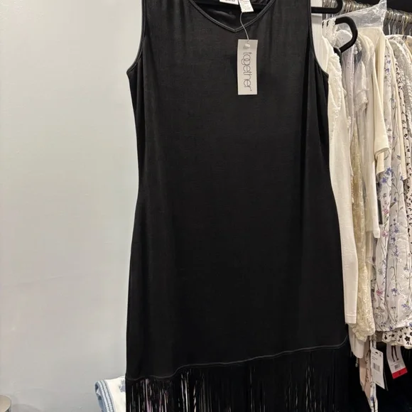 Black fringe dress - Picture 5 of 6